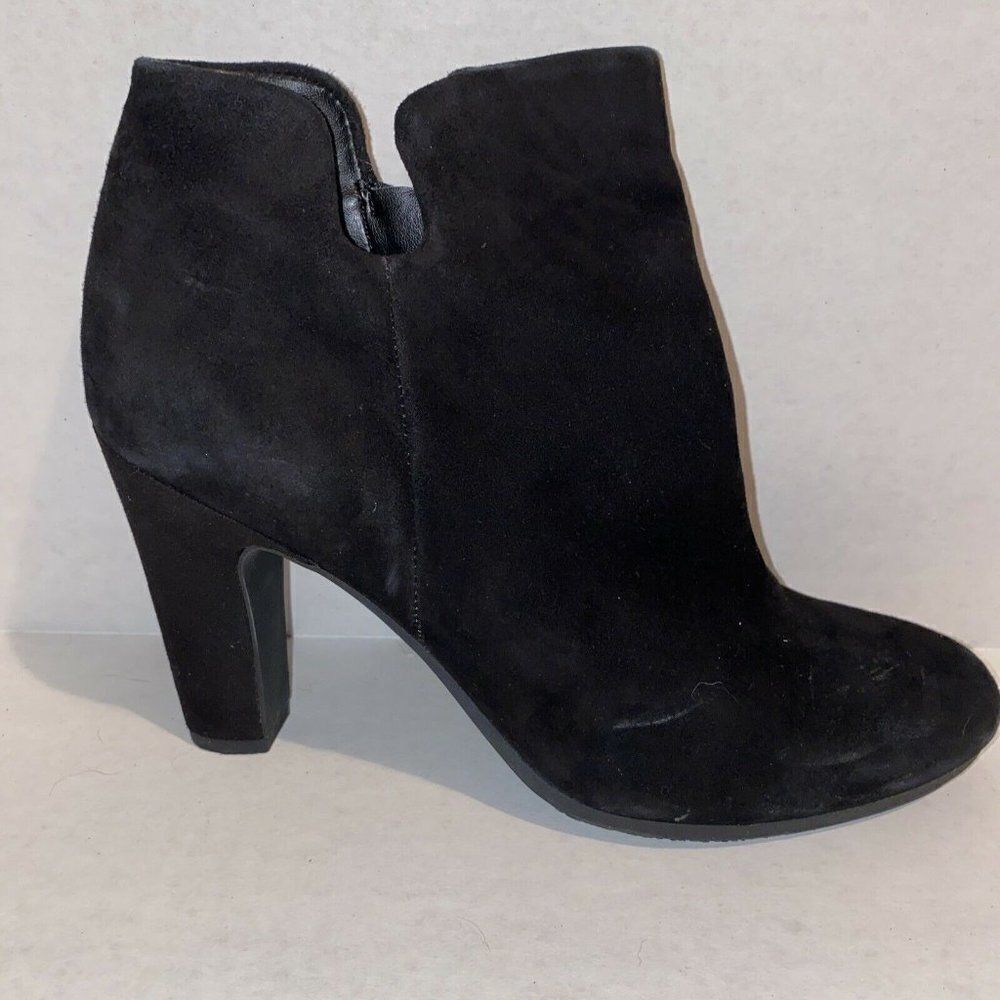 Sam Edelman Shelby Suede Ankle Zip Up Boots 7.5